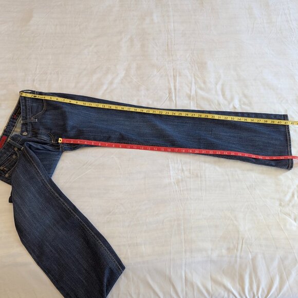 AG Adriano Goldschmied Size 27R "The Club" Bootcut Dark Wash Jeans - Picture 12 of 14